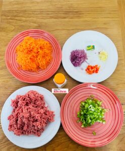 ingredients for the samosa