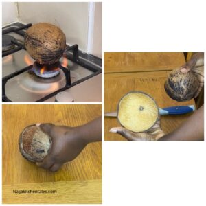 easy way of removing the coconut shell