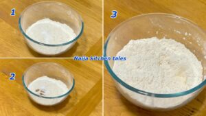 dry ingredients for the banana puffpuff