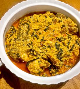 Nigerian egusi soup